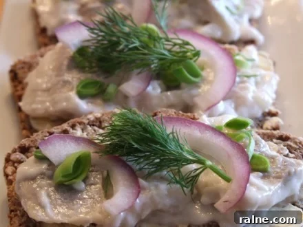 Creamed Herring Smorrebrod Creamed Herring Smorrebrod