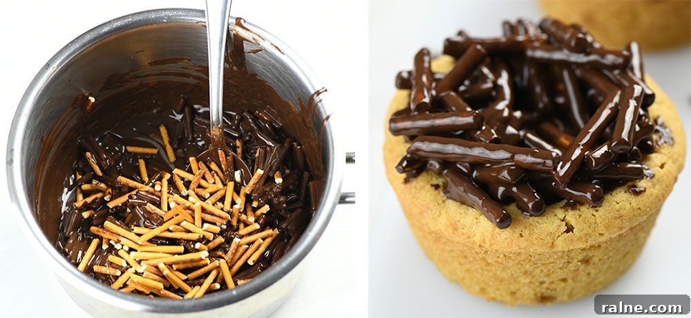 Chocolate-Pretzel Nest 