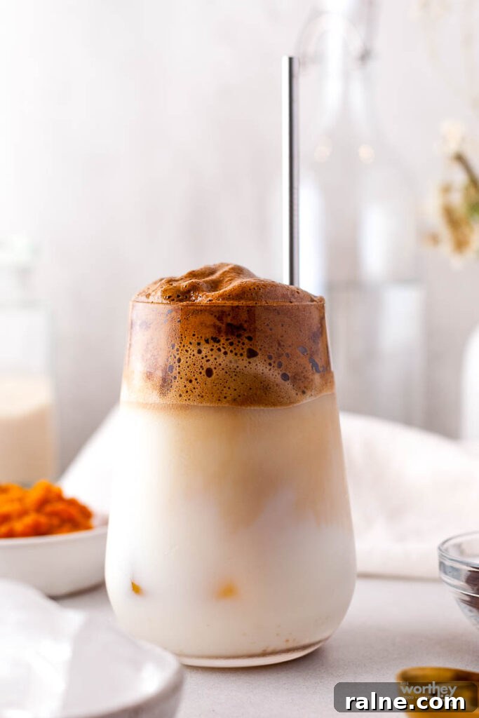 Pumpkin Spiced Whipped Dalgona Coffee