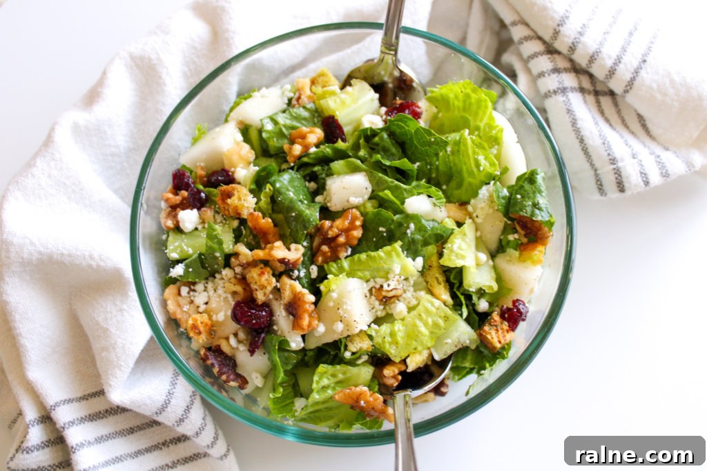 Pear and Goat Cheese Salad (Gluten-Free, Light Dinner) 2 gluten-free pear goat cheese salad