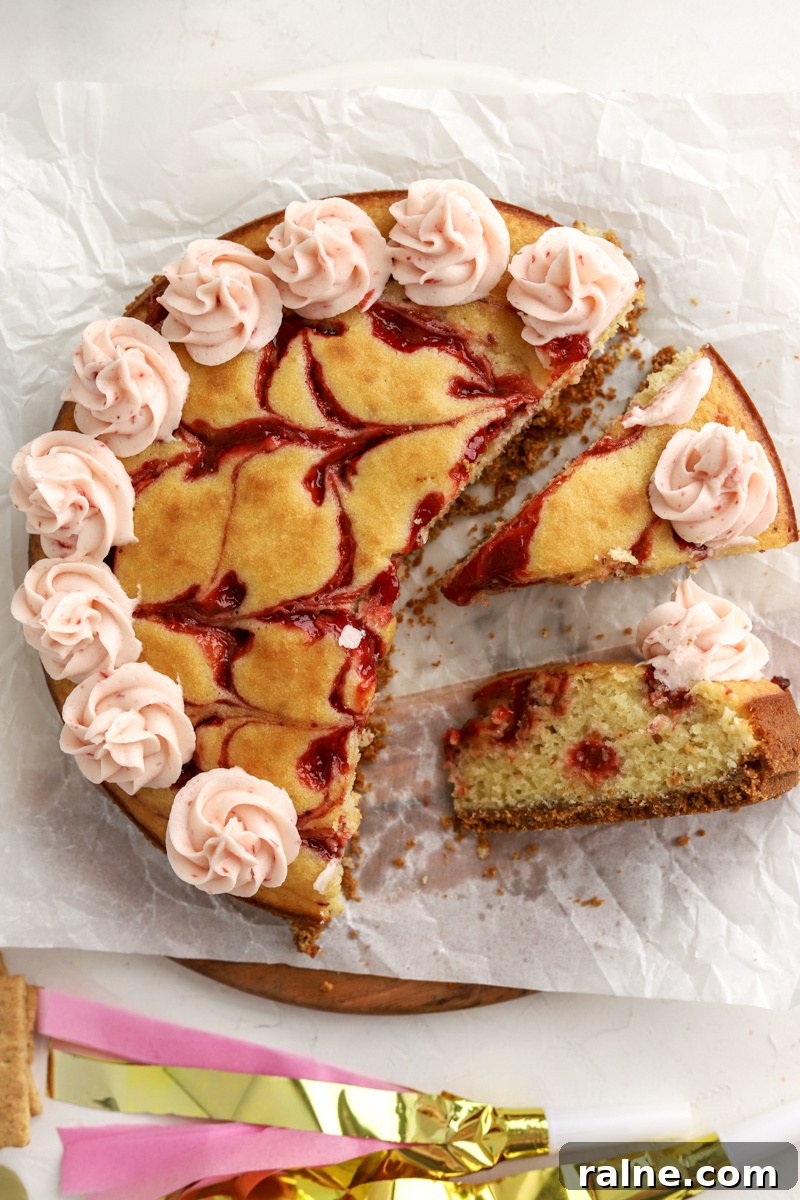 Pie-Inspired Birthday Cake Ideas for a Memorable Celebration 13 A cake with a pie crust piped with frosting and cut in slices.