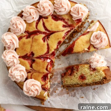 Pie-Inspired Birthday Cake Ideas for a Memorable Celebration 21 A cake with frosting piped on top cut in slices.