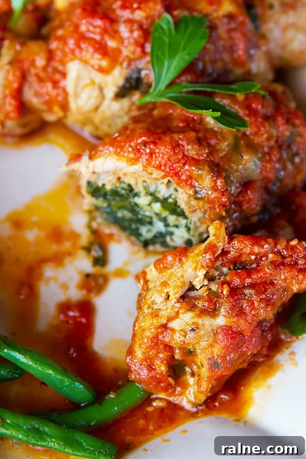 Spinach & Prosciutto Stuffed Veal Rolls (Braciole di Vitello) 4 img 17902 3