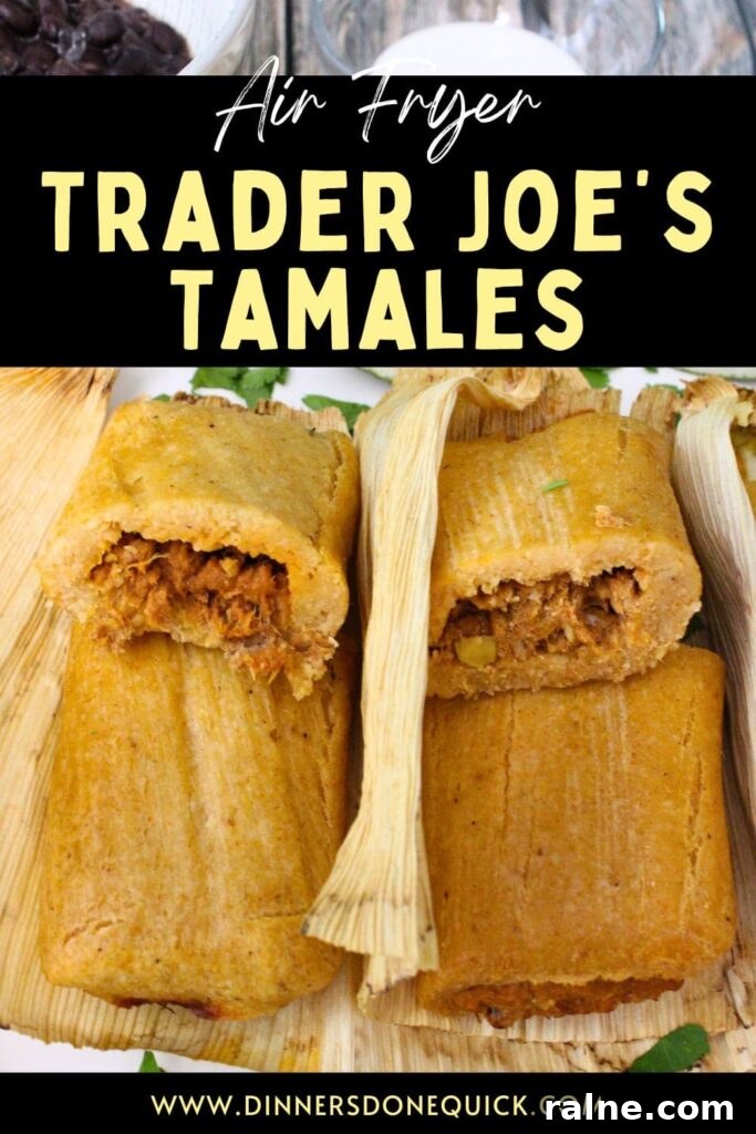 trader joes tamales in the air fryer recipe dinners done quick pinterest