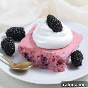 Gluten and Dairy Free Mixed Berry Jello Salad