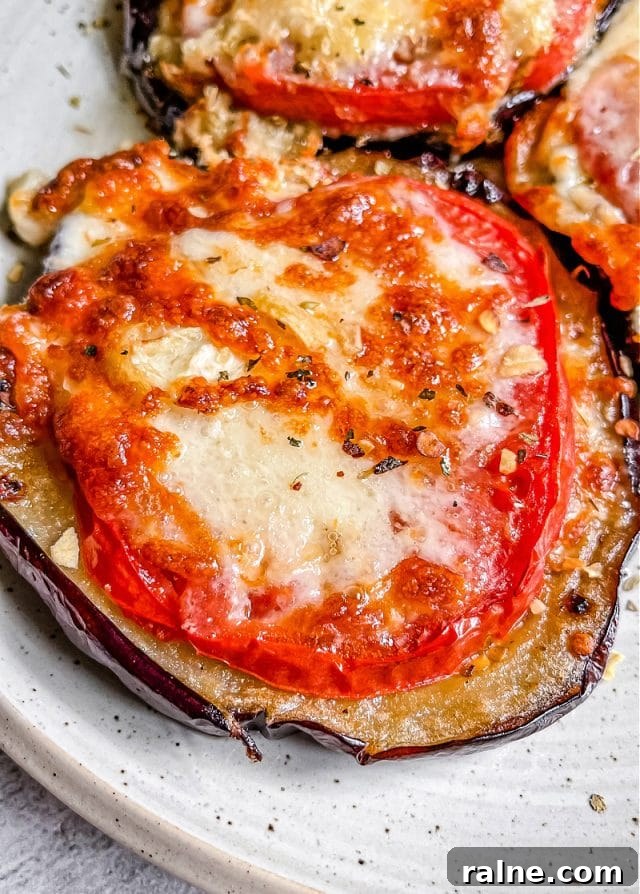Crustless Eggplant Pizza
