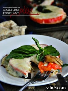 Crustless Eggplant Pizza