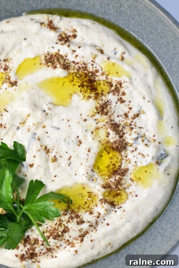 Cream Cheese Tortilla Roll-Ups: 5-Minute Party Appetizer Recipe 11 Cottage cheese dip topped with za'atar.