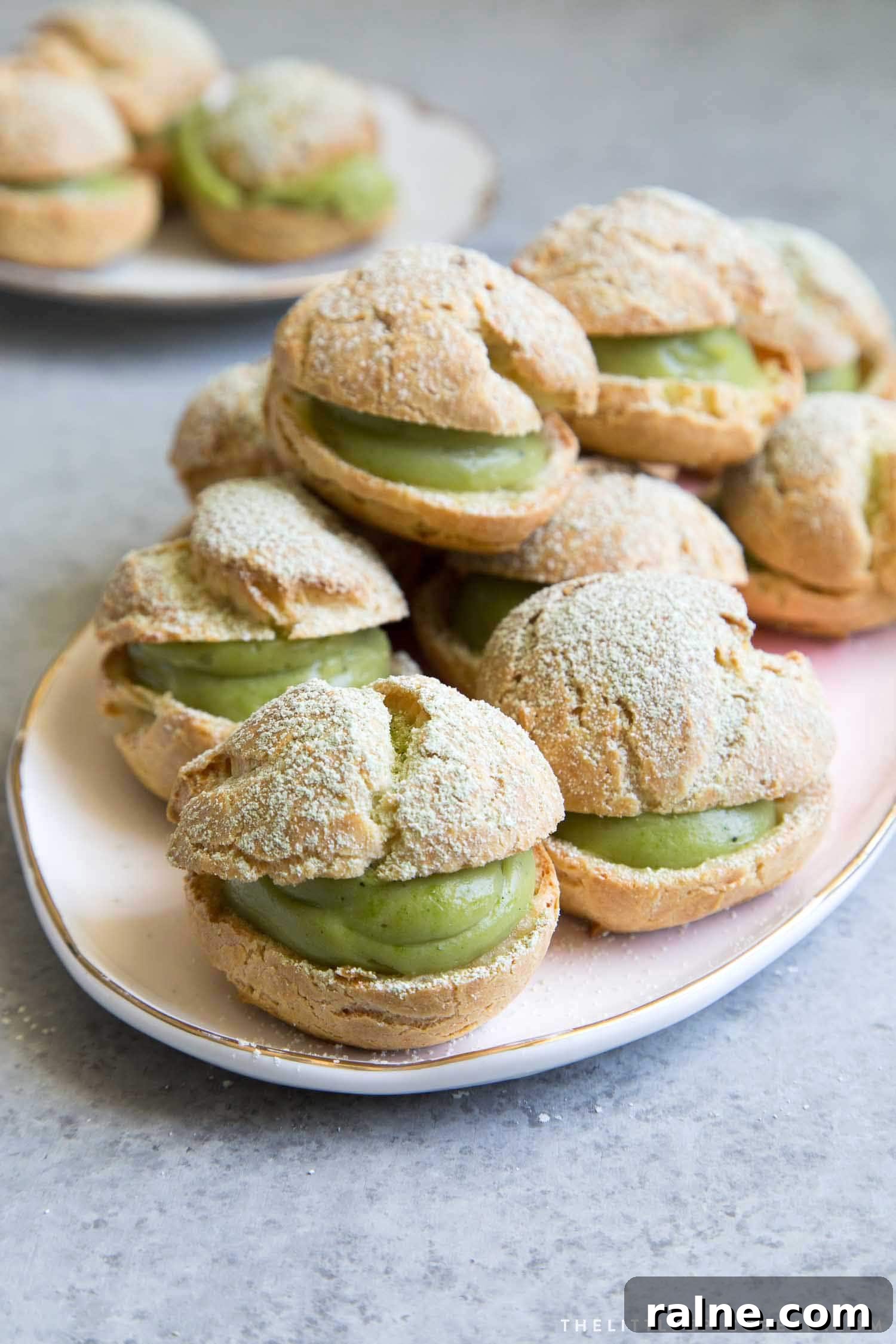 Matcha Cream Puffs Recipe: Light, Airy Japanese Choux Pastry 12 Matcha Cream Puffs
