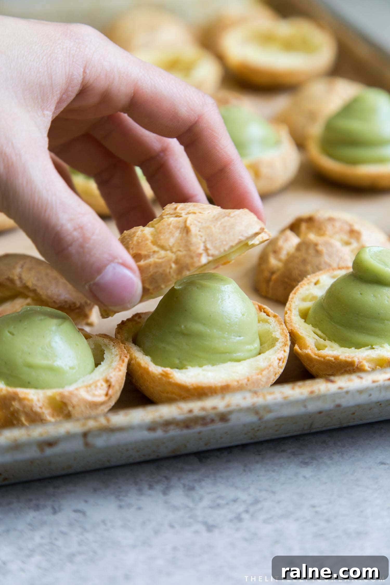 Matcha Cream Puffs Recipe: Light, Airy Japanese Choux Pastry 10 Matcha Cream Puffs