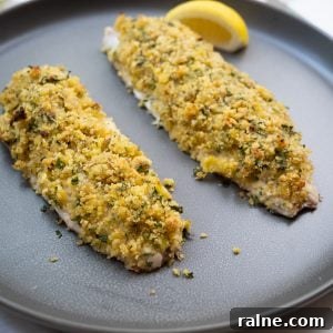 lemon pistachio crusted snapper