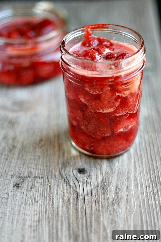 10 minute Strawberry Jam