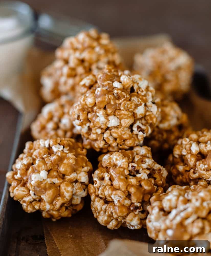 How to Make Gooey Caramel Popcorn Balls That Hold Together 5 img 19509 4