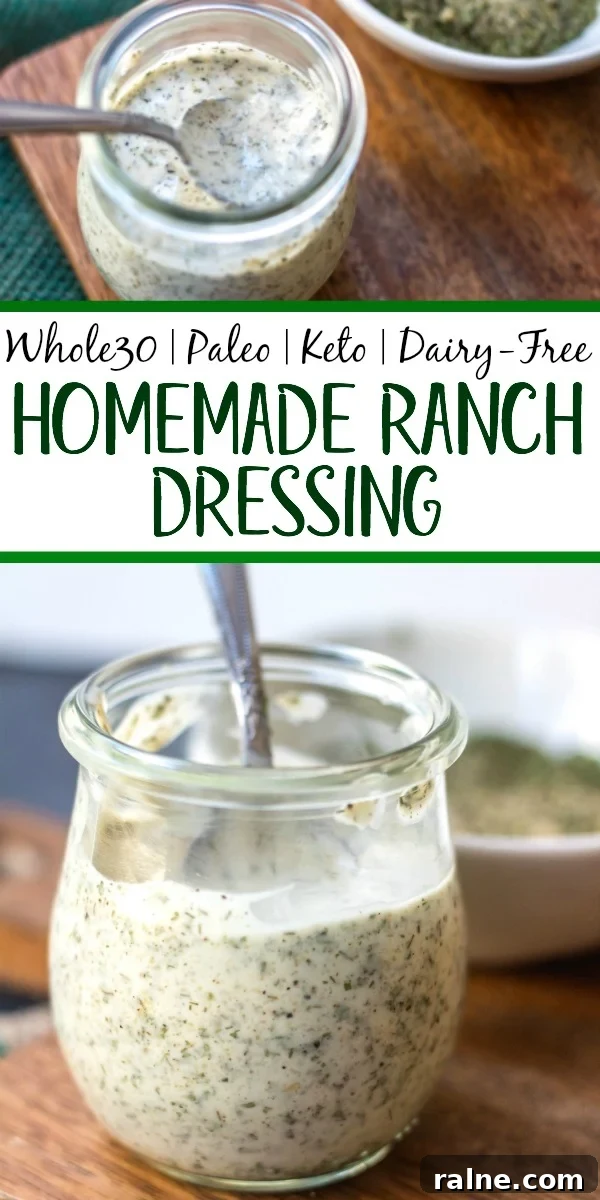 Whole30 homemade ranch dressing Whole30 homemade ranch dressing