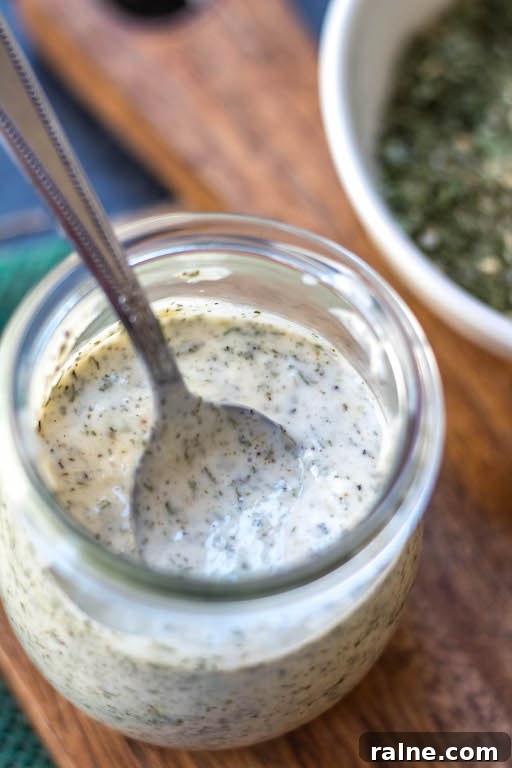 Whole30 homemade ranch dressing Bowl of Whole30 ranch dressing