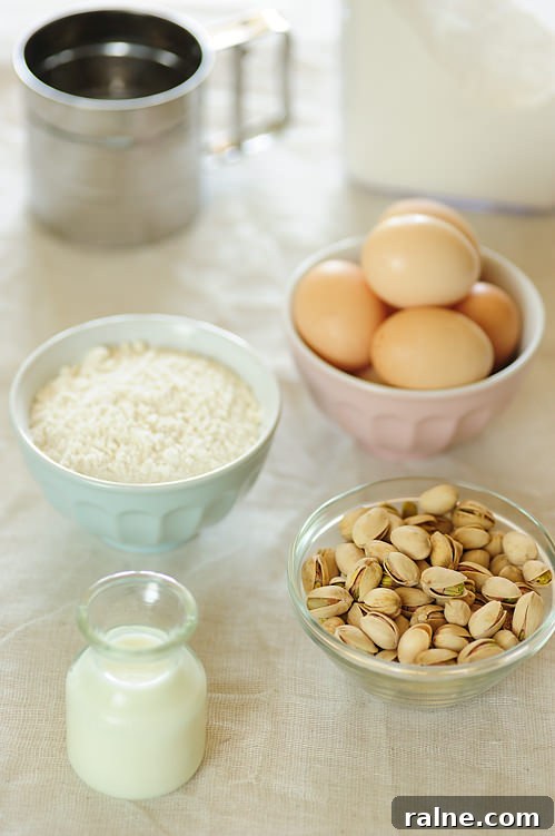 Greek shortbread ingredients