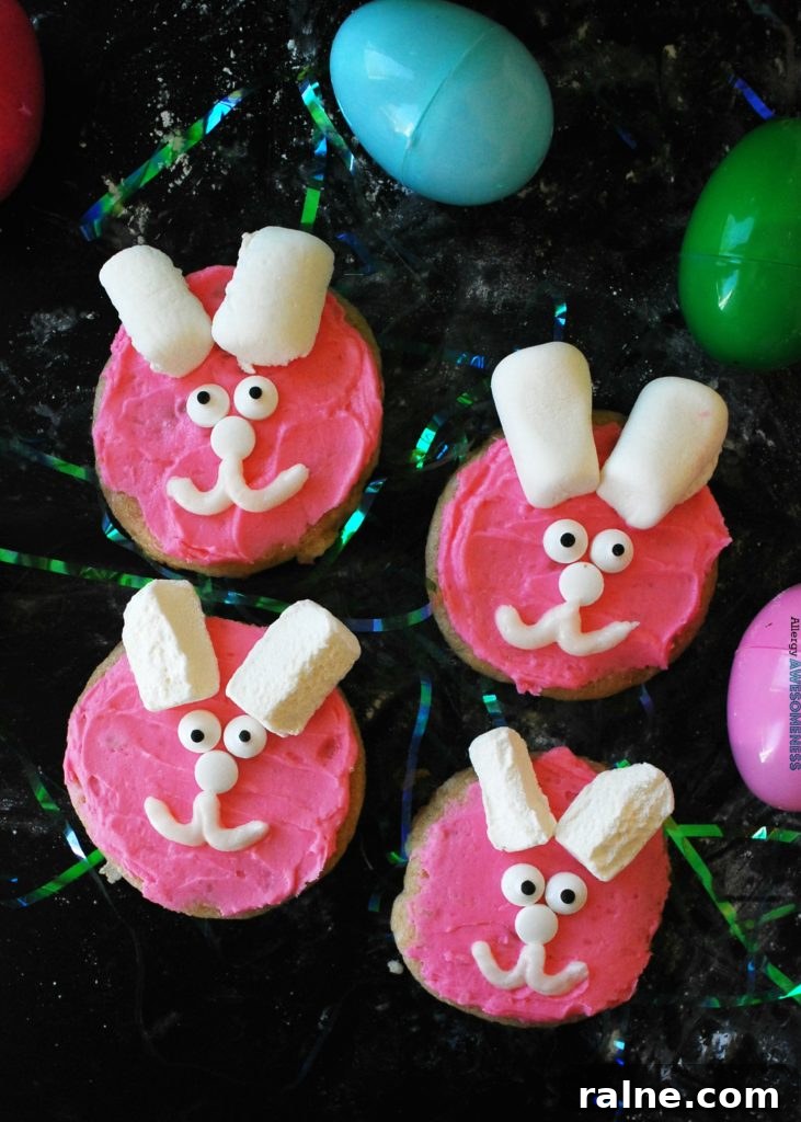 Allergy-Friendly Easter Bunny Sugar Cookies Recipe 3 Top-8-Free Easter Cookies by AllergyAwesomeness