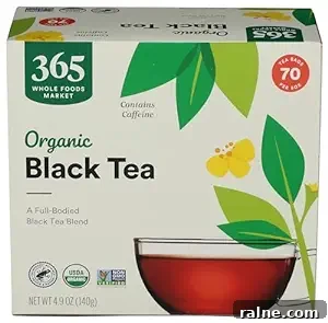 box of 365 organic tea