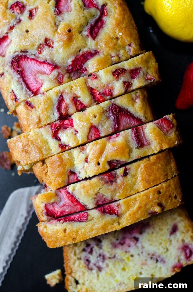 Strawberry Jello Poke Cake Recipe — Moist, Creamy Dessert 17 Strawberry Lemonade Quick Bread