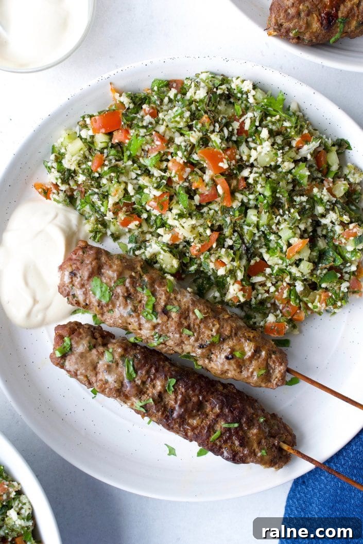 Whole30 Grilled Kofta