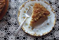 Meyer Lemon Yogurt Cake with Toasted Pine Nut Crumble