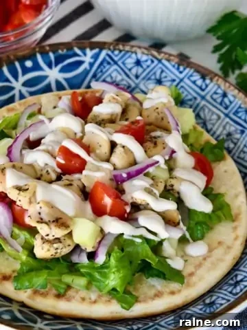 Greek Chicken Pitas recipe.