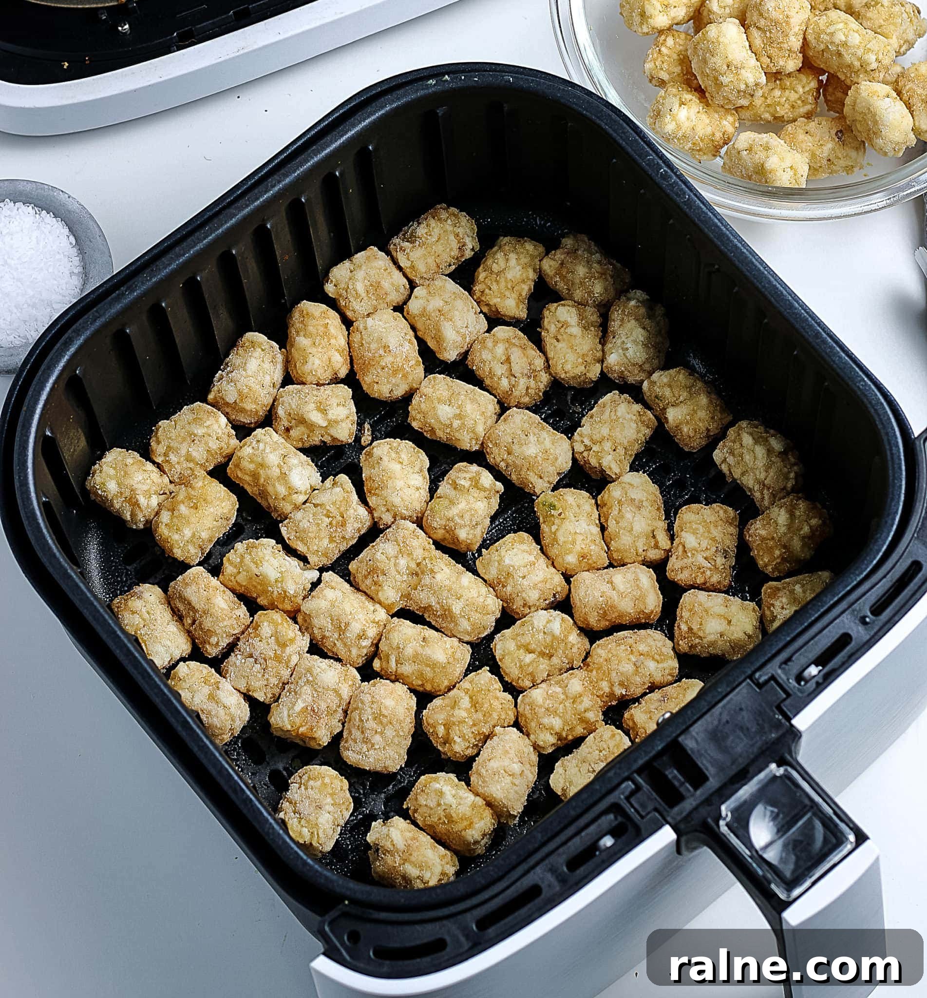 Crispy Air Fryer Tater Tots in Minutes 3 air fryer tater tots