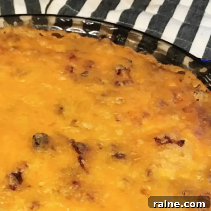 Keto Bacon Cheeseburger Pie with Carbquik