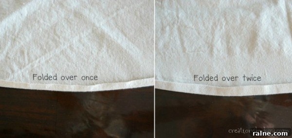 Tree Skirt Hem