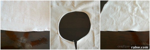 How to hem a tree skirt