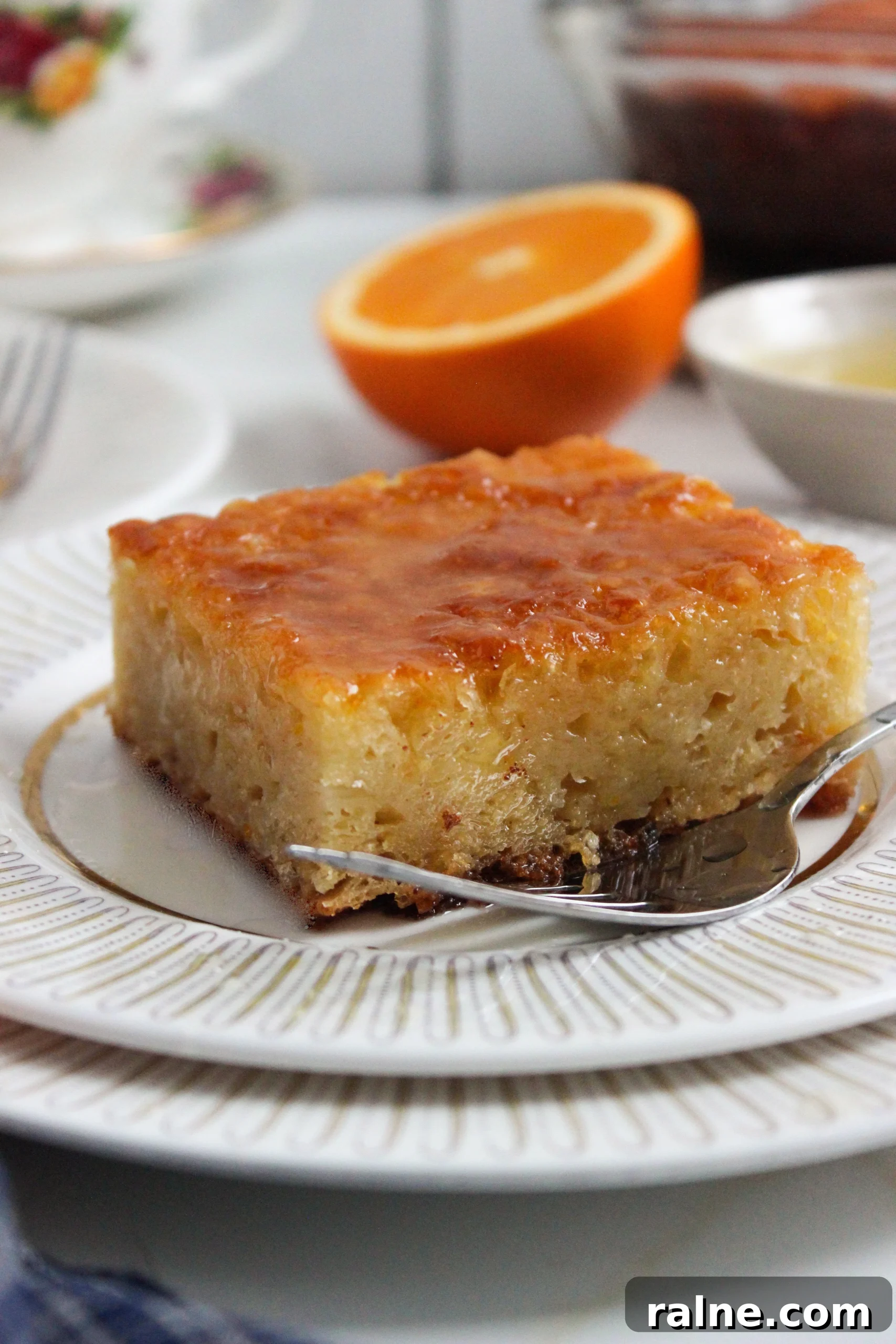 Orange Semolina Cake (Portokalopita) 18 Portokalopita
