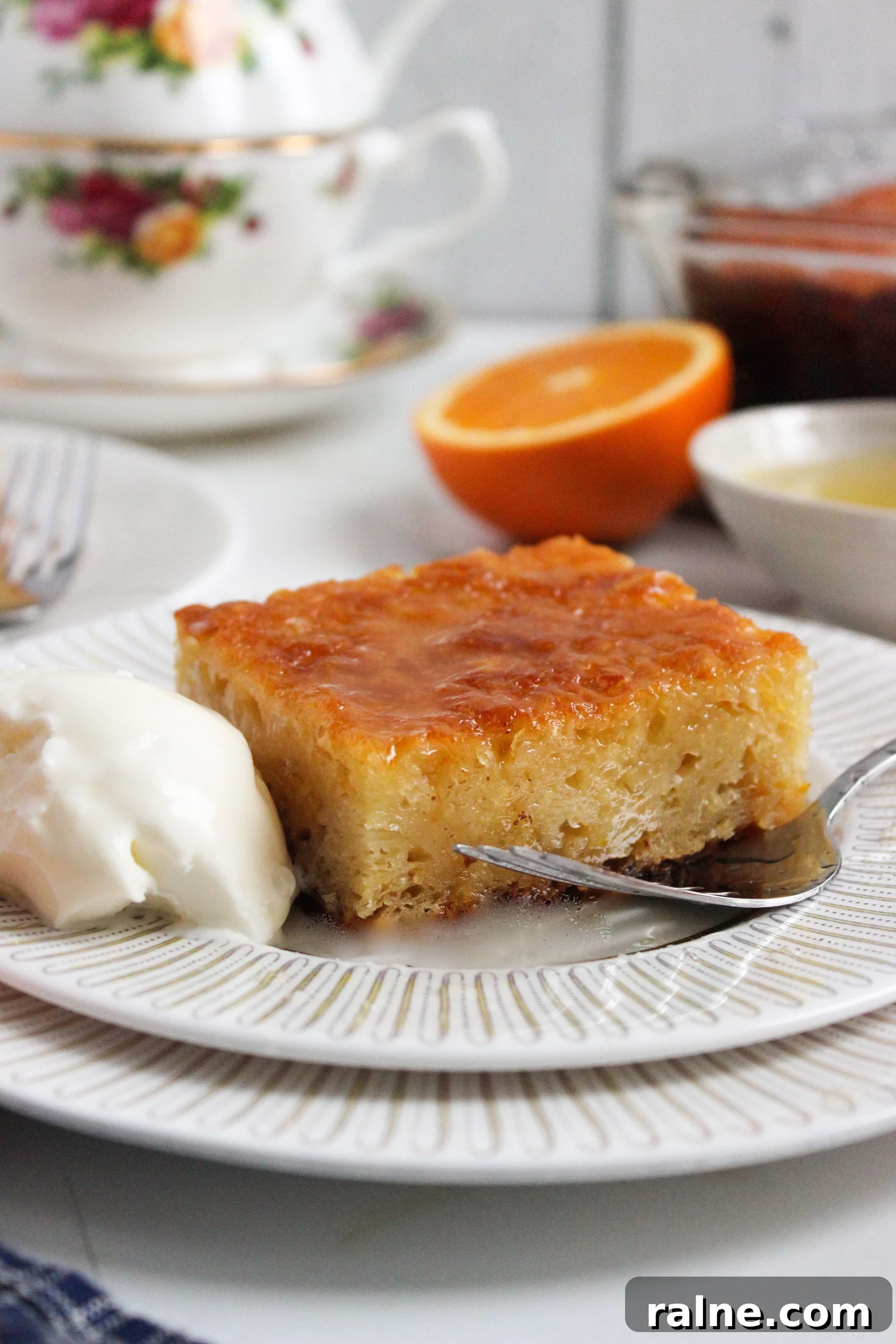 Orange Semolina Cake (Portokalopita) 3 Portokalopita