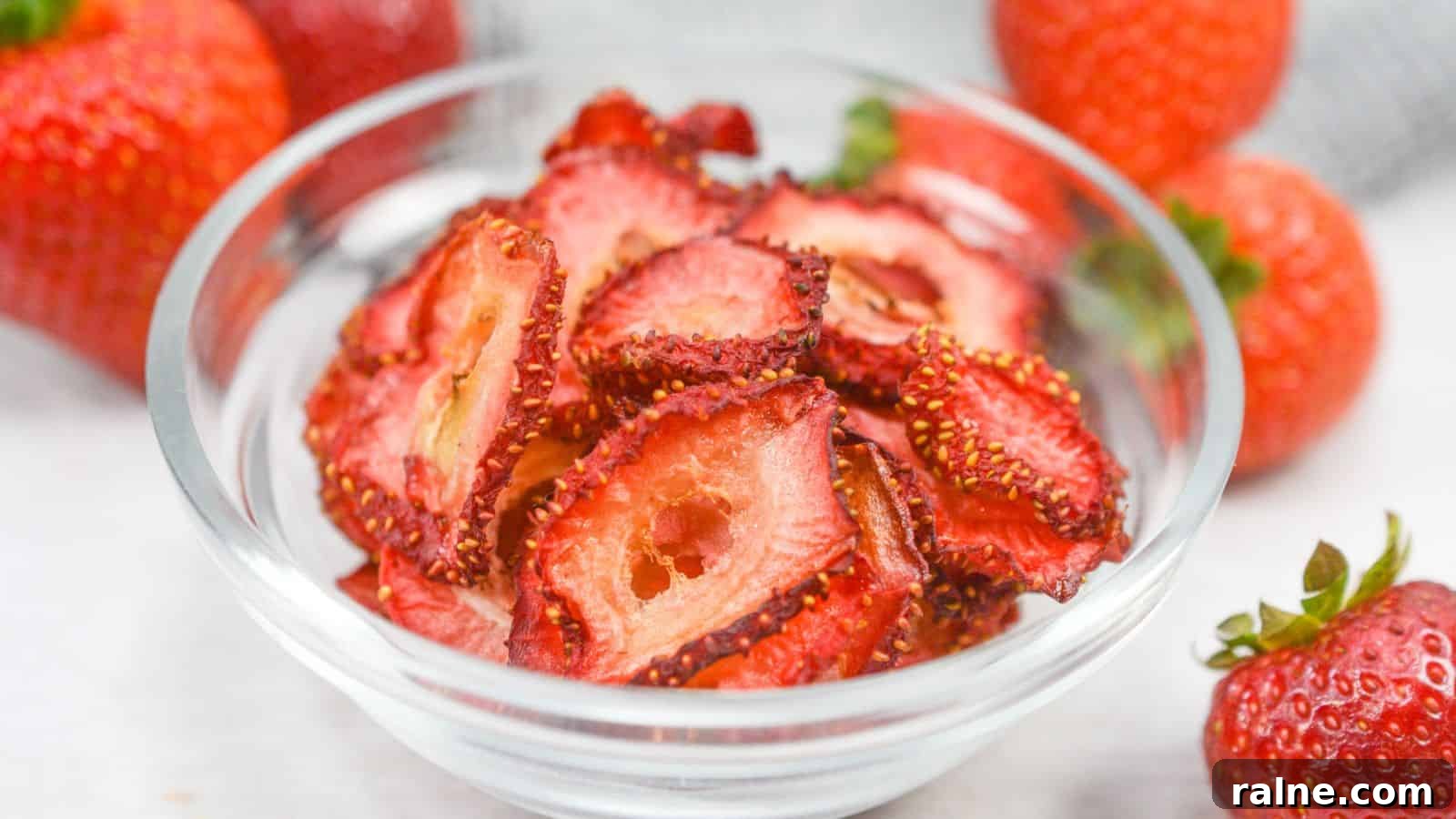 9 Simple Appetizers You Can Make With Just a Few Ingredients 6 Dehydrated Strawberries in an Air Fryer.