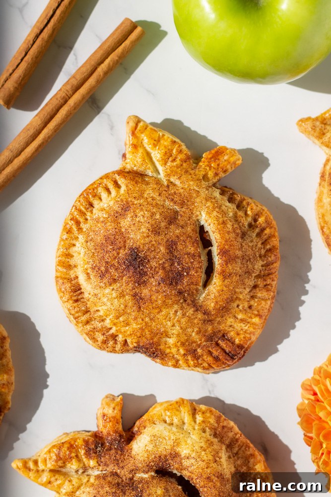 Homemade Apple Hand Pies with Cinnamon Sugar Filling 2 apple hand pies