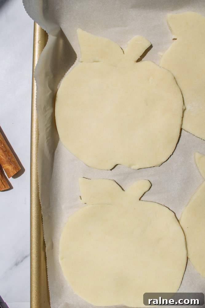 Homemade Apple Hand Pies with Cinnamon Sugar Filling 6 apple hand pie dough