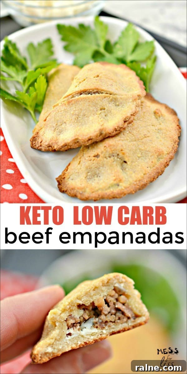 This Keto Beef Empanadas Recipe is easy to make and will allow you stay on your low carb diet while still feeling like you are indulging.