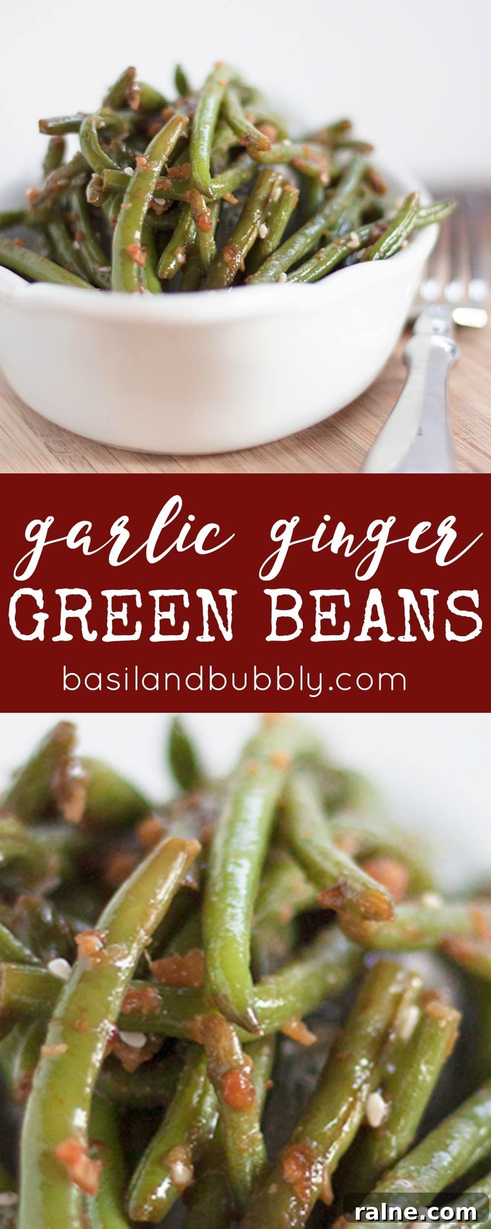 Garlic Szechuan Green Beans Recipe — Quick Stir-Fry Side Dish 5 Garlic Ginger Green Beans for a Chinese Vegetable Side Dish just like PF Chang's restaurant!