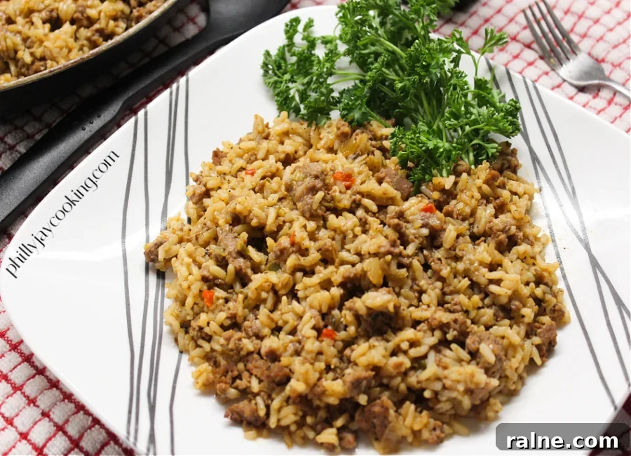 Savory Dirty Rice with Ground Beef and Sweet Italian Sausage 6 Easy Dirty Rice Recipe (Made with Ground beef & Sausage)