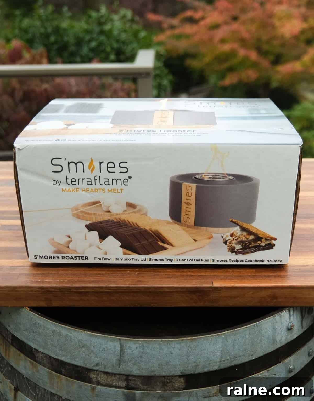 Solo Stove S'mores Bowl Review – Indoor S'mores Kit Guide 3 The Terraflame S'mores box, closed. In it is all the pieces needed for the kit.