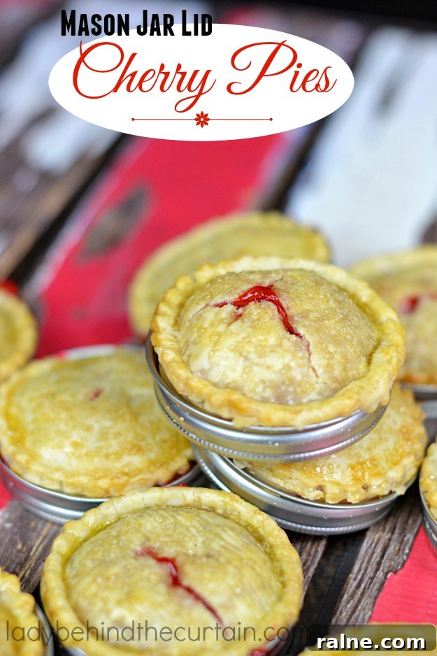 25+ Mason Jar Recipes for Quick Meals & Snacks 23 Mason Jar Lid Cherry Pies | 25+ Mason Jar Eats
