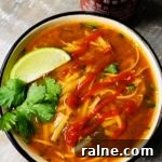 Sriracha Chicken Noodle Soup Made in the Slow Cooker 15 Slow Cooker Sriracha Chicken Noodle Soup