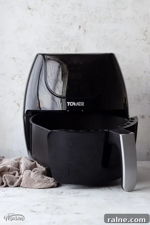T17067 Tower Air Fryer Review: Real Results and Key Features 6 A Tower air fryer with the drawer out