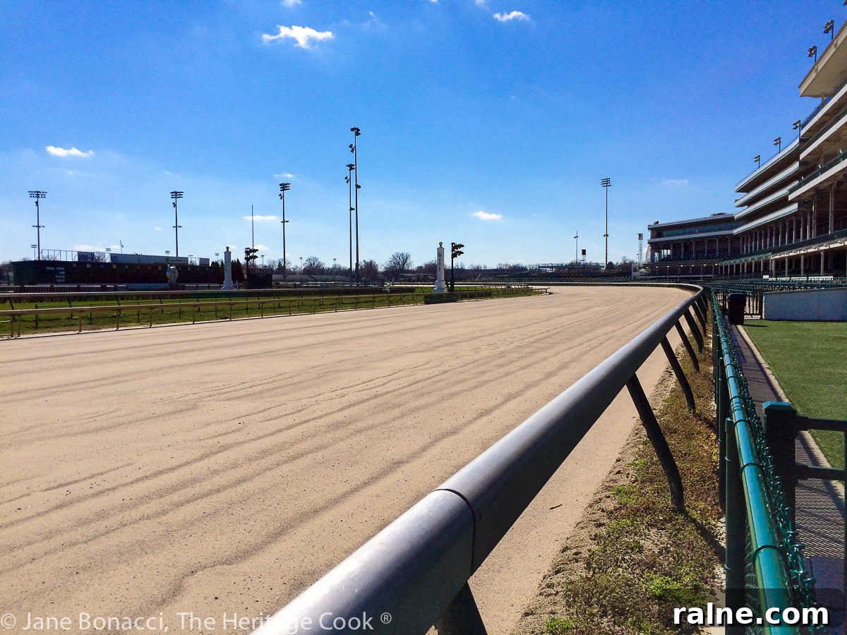 Derby Sundaes with Chocolate Bourbon Sauce 4 The homestretch at Churchill Downs