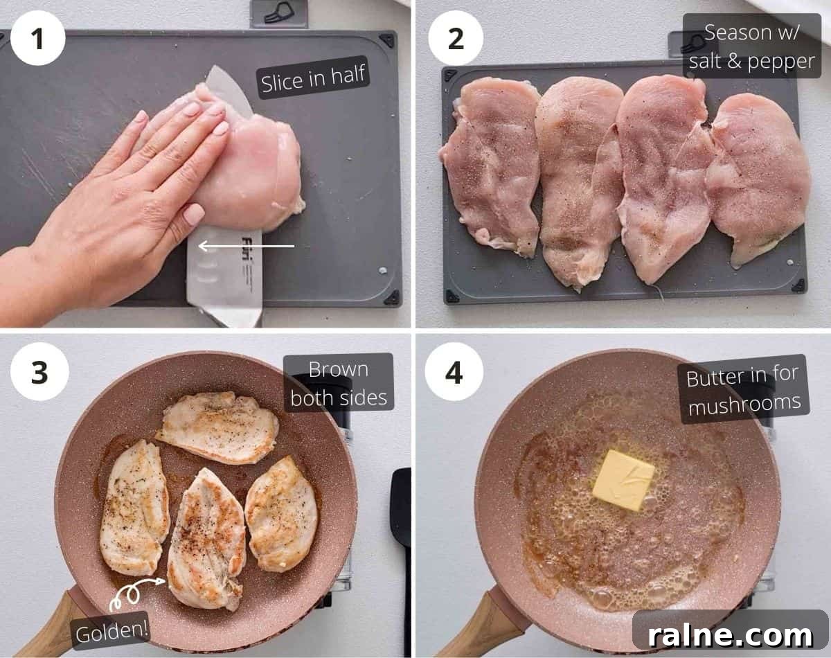 Step by step shots of making this recipe part 1