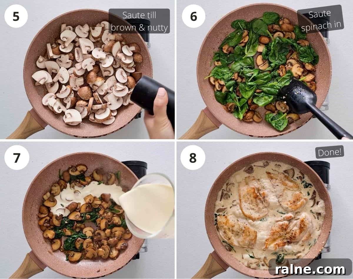 Step by step shots of making this recipe part 2