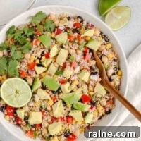 Southwest Quinoa Salad with Avocado and Zesty Lime Dressing 11 img 3136 14