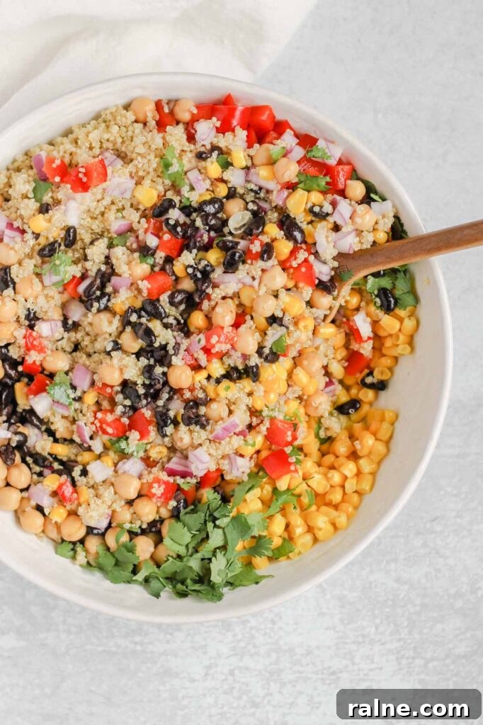 Southwest Quinoa Salad with Avocado and Zesty Lime Dressing 8 img 3136 7