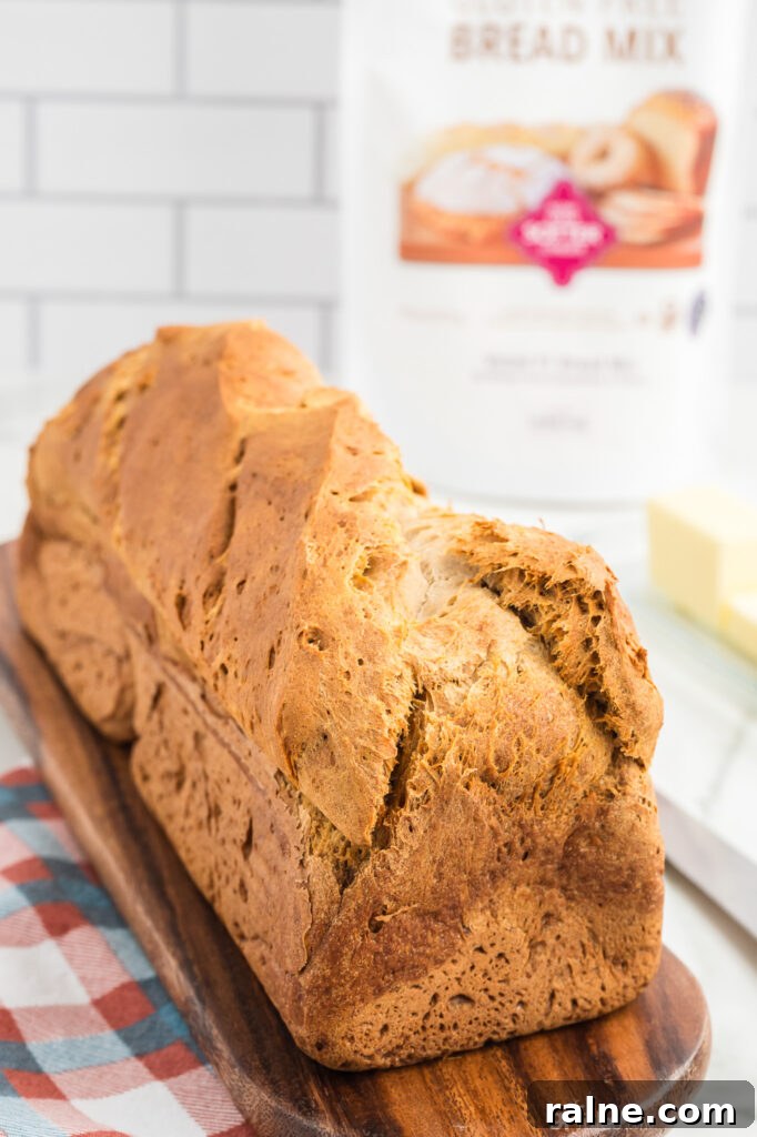 Gluten Free Yeast Free Sandwich Bread made with gfJules Gluten Free Bread Mix