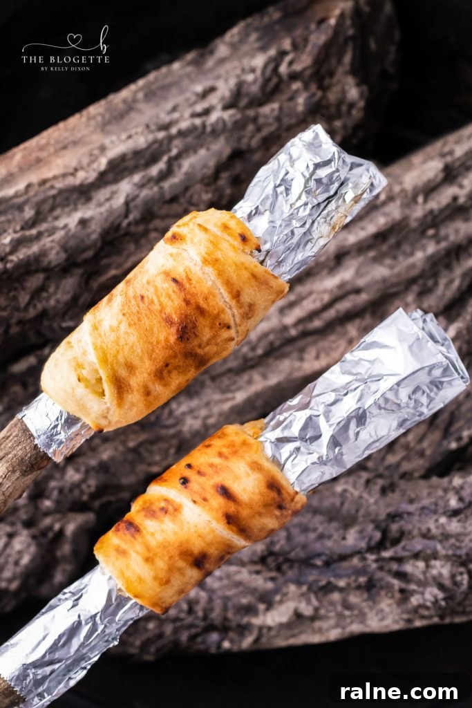 Campfire Éclairs: How to Make Gooey Chocolate-Filled Treats Over a Fire 7 Campfire eclair