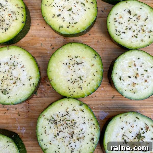 11 Flavorful Ways to Season Vegetables for Every Meal 3 zucchini slices with italian seasoning